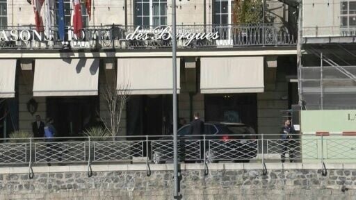 American delegation arrives at Geneva hotel where talks expected with Ukraine