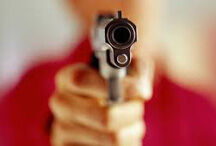 gun pointed
