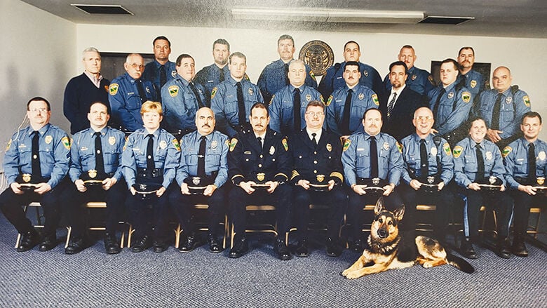 A 2001 composite photo of the Eureka Police Department.