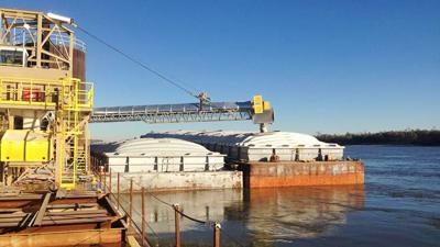 The port is located on former Doe Run Co. property along the Mississippi River in Herculaneum and is used for the loading and unloading of shipping vessels.
