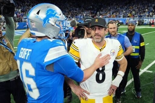 Aaron Rodgers described the Pittsburgh Steelers' win over Jared Goff's Detroit Lions as a 'crazy game'