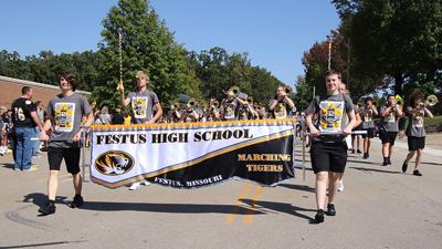 The Festus R-6 homecoming parade will be held at 1 p.m. Friday.