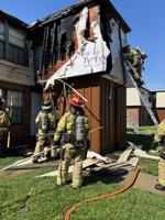 Fire damages Arnold apartment