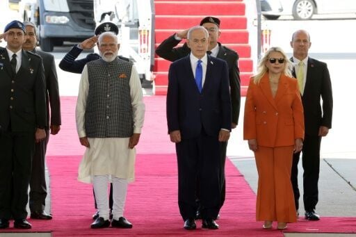 The two-day visit marks Modi's second trip to Israel as prime minister