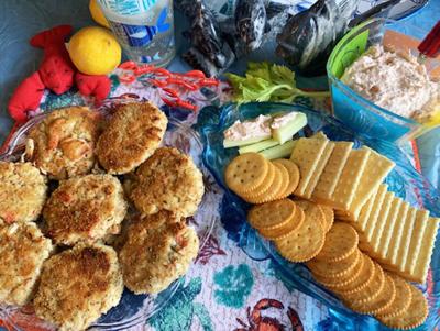 Four-Ingredient Crab Dip, Scrumptious Crab Cakes