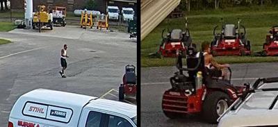 lawn mowers stolen from eureka rental