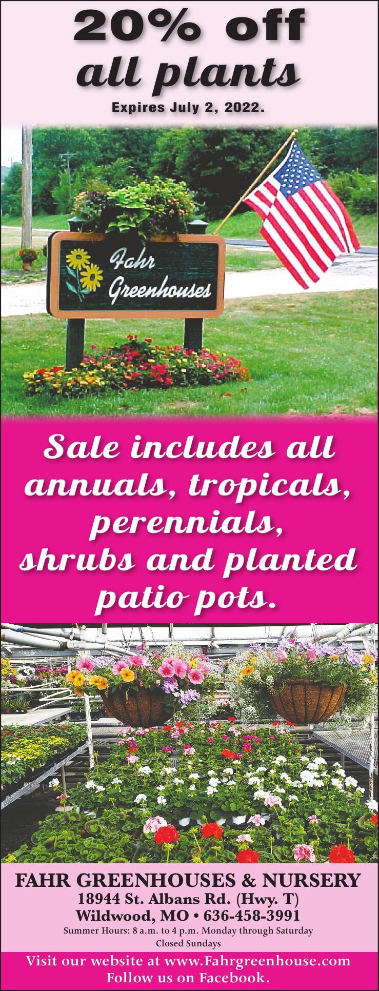 Fahr Greenhouses & Nursery 06-23-22