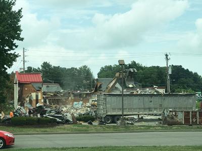 Demolition has begun at the Festus Arby's