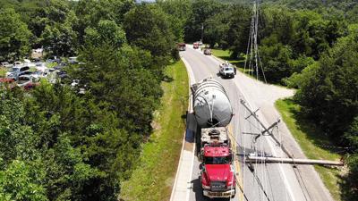 Power lines down in Cedar Hill, trapping driver