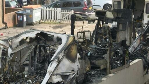 Four Jewish-run ambulances scorched in London arson attack