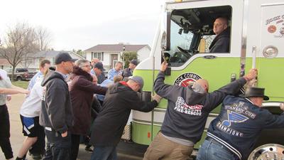 Firefighters at Rock Community Fire Protection District