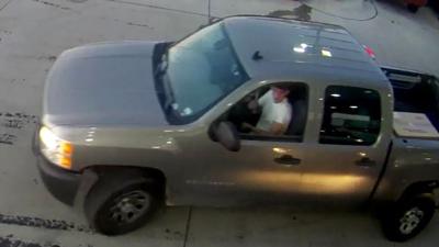 suspect in theft of pickup from ugas