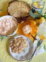 My Leader Yummy – Baked Corned Beef Casserole and Fluffy Orange Jell-O Salad