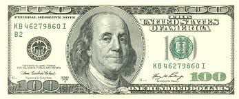 $100 bill
