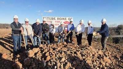 The Antonia Fire Protection District on Nov. 26 held a groundbreaking ceremony for House 1, 5530 Old Hwy. 21, in the Otto area.