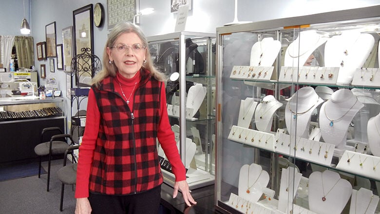 Phyllis Basler owns Crystal Coin & Jewelers, 521 Bailey Road, in Crystal City with her husband, Brad.