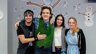 Fox High Theatre Troupe students at the 2020 FoxCon.