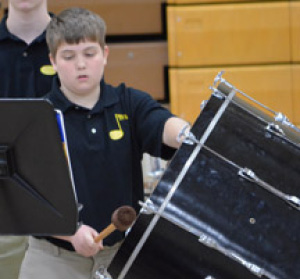 Festus Seventh-Grade Band at Windsor Middle School Music Festival 