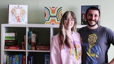 Jourdin and Tristen Somers of Eureka have opened Black Cat Board Game Library in Eureka.