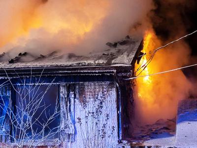 Firefighters battled bitter cold and ice to extinguish the blaze at this home on Main Drive in High Ridge.dge was dest