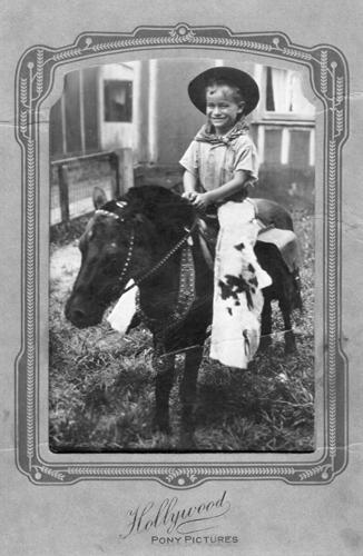 Marie Markwardt Dill placed third for her photo of her dad as a child.