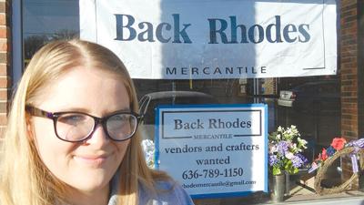 April Rhodes and her husband, Mitchell, have opened Back Rhodes Mercantile, 10661 Business 21, in Hillsboro.