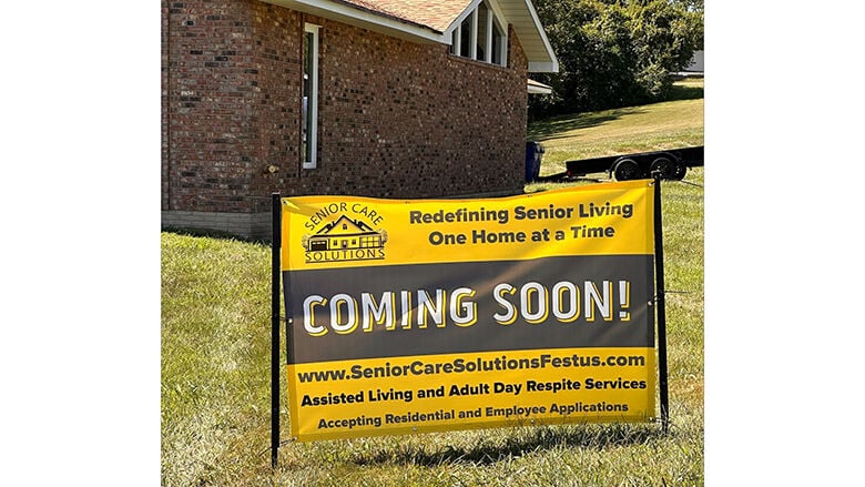 Senior Care Solutions is set to open in January at 101 Collins Ave. in Festus