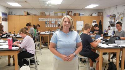 Karen Moffat, a Festus High teacher, was named the 2024 Outstanding Biology Teacher Award for Missouri by the National Association of Biology Teachers.