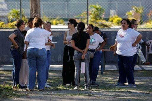 Relatives of prisoners waited in front of El Rodeo jail in Caracas