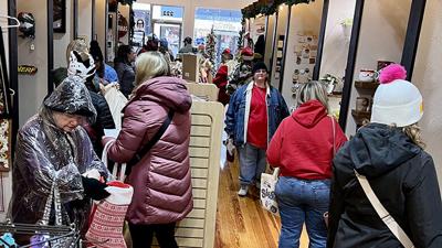 Shoppers inside Crafthouse Collective, 222 E. Main St., Festus.