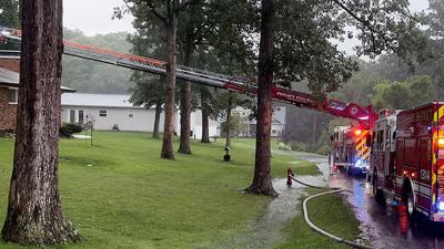A garage at a home on Del Haven Drive in the Fenton area was damaged by fire, which may have been caused by fire.