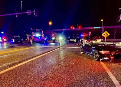 Barnhart man hurt when crashes car into tractor-trailer
