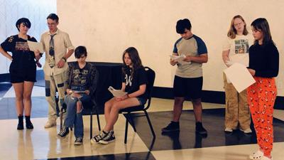 The murder mystery dinner will be performed at 7 p.m. Friday and Saturday.