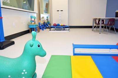 New pediatric therapy gym at Mercy Hospital Jefferson.