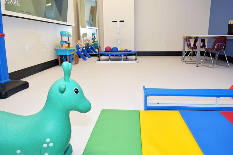New pediatric therapy gym at Mercy Hospital Jefferson.