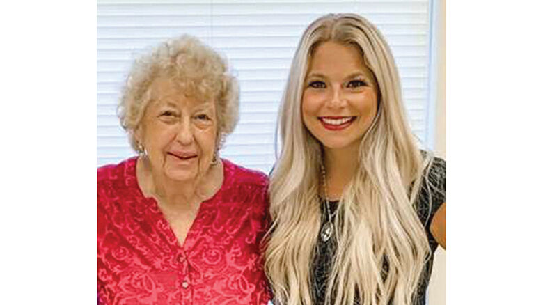 The late Judith “Judy” Hayes and her granddaughter, Callie Picarella.