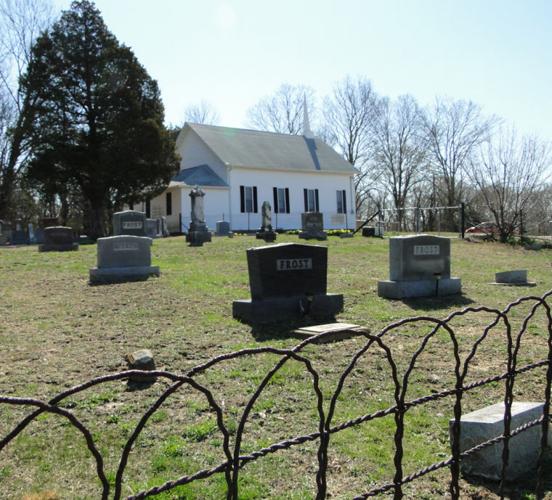 Frosts bured at Grubville Baptist Church Cemetery