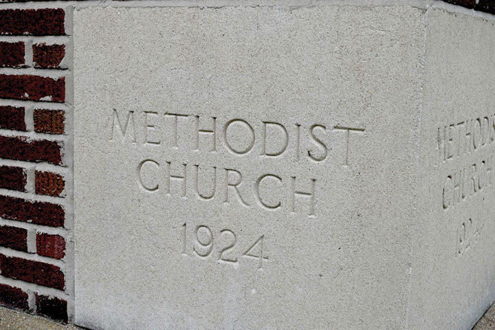 The cornerstone of the church was laid on Aug. 28, 1924