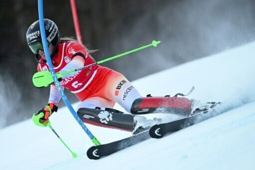 Switzerland's Camille Rast won the World Cup slalom in Kranjska Gora, Slovenia