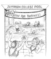 Locals rescue pool after anti-education trend endangered it