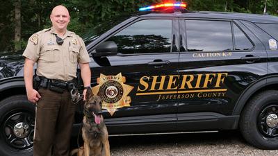 Jefferson County Sheriff’s Office Deputy Josh Oesterrich and Bert, an 18-month-old Belgian Malinois shepherd mix, began patrolling together on May 21.