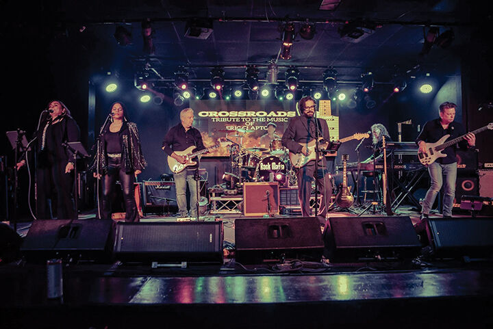 Crossroads, an Eric Clapton tribute band, will perform at about 9 p.m. on Friday, Sept. 5, at Blues on the Bricks in Crystal City.