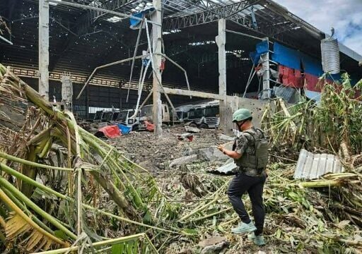 Thai fighter jets dropped three bombs in an area of Poipet city on Thursday morning, the Cambodian interior ministry said