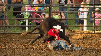 Some action from the 2018 Jefferson County Rodeo.