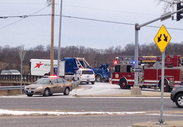 Police pursuit ended near Guffey Elementary