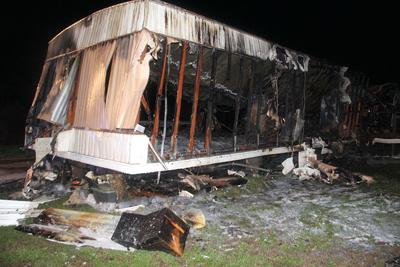 Fire destroys High Ridge mobile home