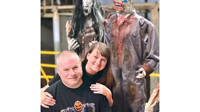 Jeff and Jeannie Sengheiser own Graveyard Ghoul Productions, which produces Halloween-themed costumes and props for homeowners and the haunted attraction industry, and Hell Harvest Haunted House, a haunted attraction west of Potosi.
