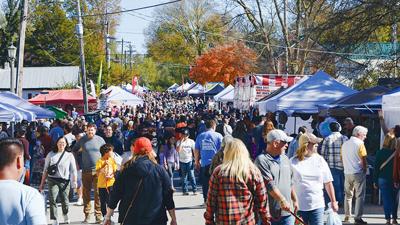 The annual Apple Butter Festival is scheduled from 10 a.m. to 5 p.m. Saturday and Sunday.