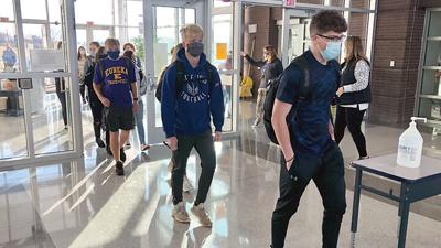 Eureka High students return to school