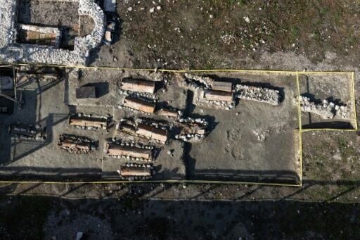 Sahin's team has found 'around 300 graves' at the site, which he described as 'a martyrs' graveyard'